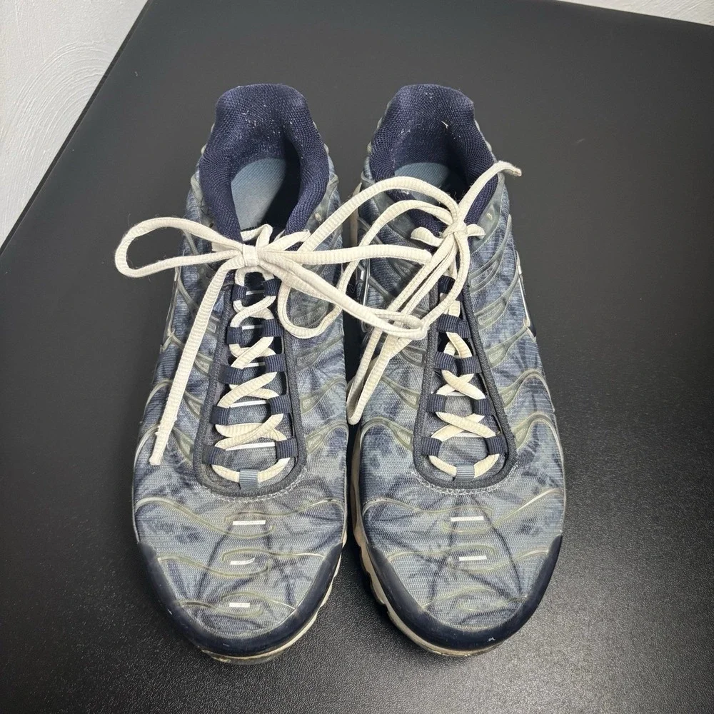 Nike Air Max Plus Men's Navy Palm Trees 604133-449 Size 9 2013‎